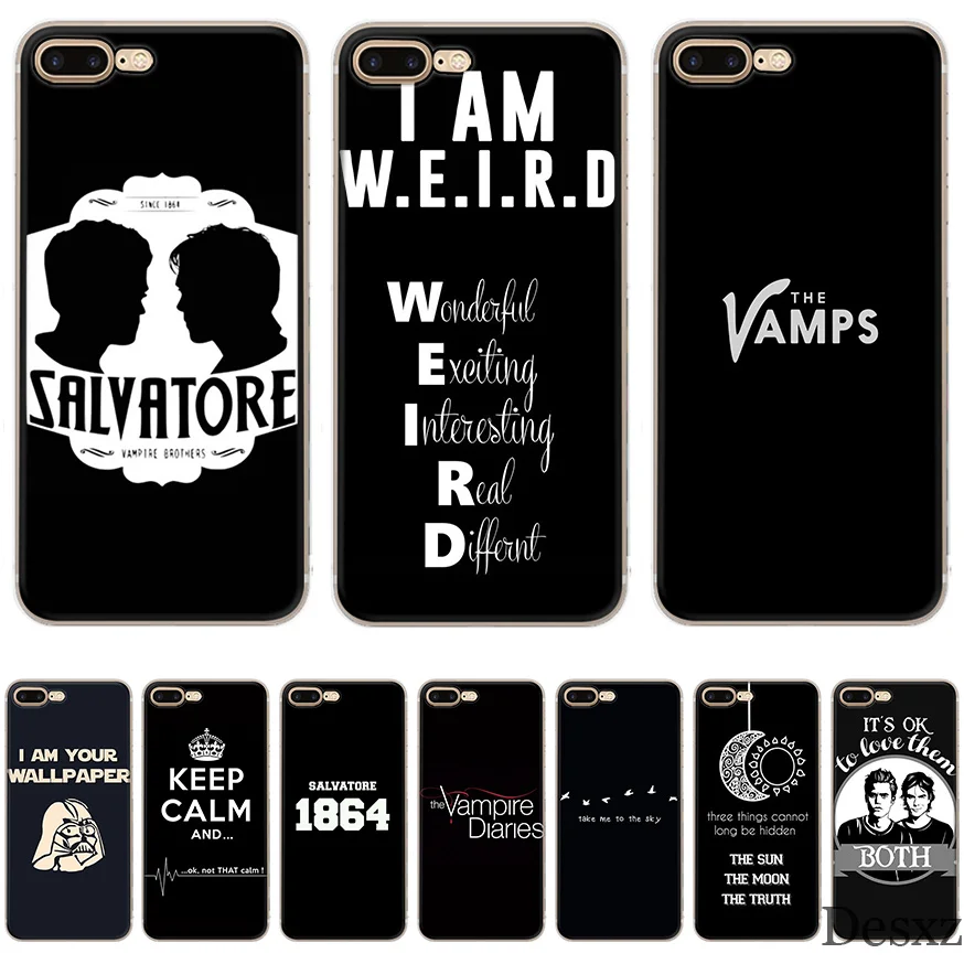 Phone Case Cover The Vampire Diarie for iPhone 6 6s 7 8 11 Pro X XS XR Max 5 5s Se TPU |