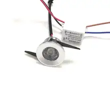 1 шт. светодиодный мини-светильник Размер 25 мм шкаф Точечный светильник 1 Вт потолочный встраиваемый светильник AC85-265V светильник с регулируемой яркостью