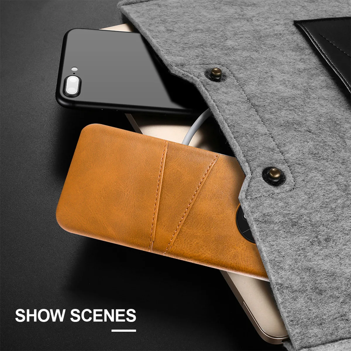 Для OnePlus 7T 7T Pro Чехол ретро из искусственной кожи Жесткий ПК против царапин держатель для карт задняя крышка для One Plus 7T 7 7 Pro чехол противоударный