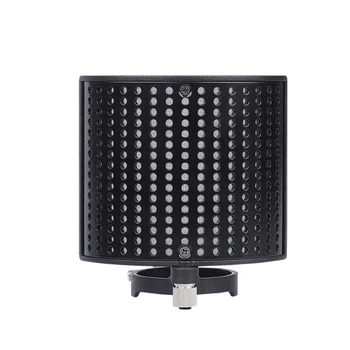 

Vocal Windscreen Cover Shield U Type Microphone Filter Acoustic Isolation Double Layers Recording Studio Mesh Speaking