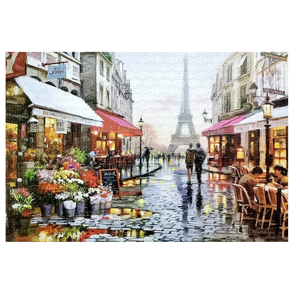 

Jigsaw puzzle with picture puzzle 1000 pieces mini paper assembly puzzle Toys For adults children educational games toys