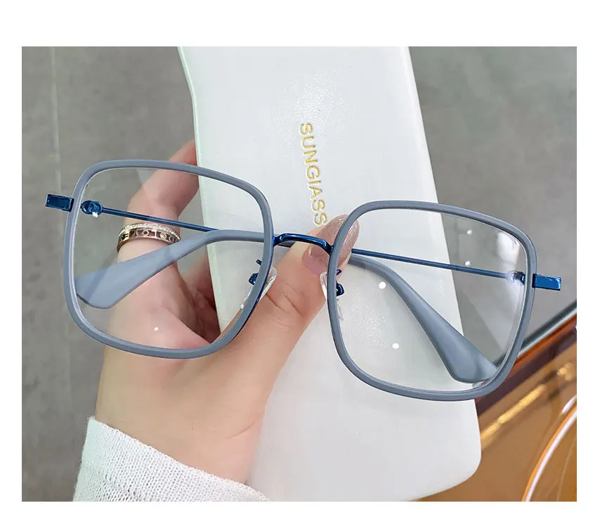 blue blockers Fashion Women's Blue Light Blocking Glasses Vintage Square Computer Game Eyeglasses New Ladies Anti Blue Light Glasses cute blue light glasses