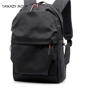 

New Waterproof Men Women Backpack 15.6 Inches Laptop Back Pack Large Capacity Stundet Backpacks Pleated Casual School Bags 2020