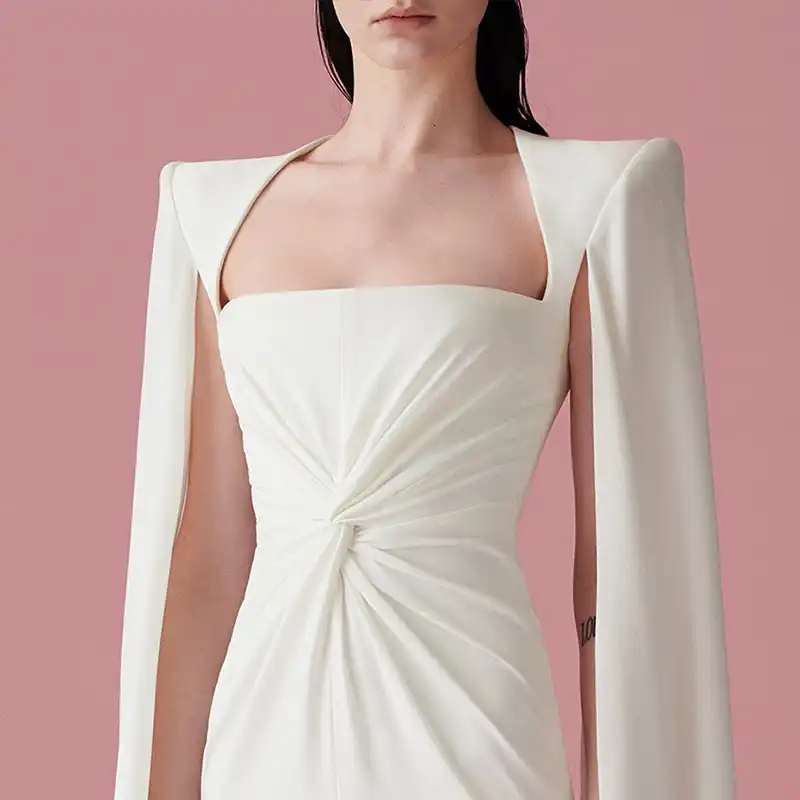 blazer dress with cape