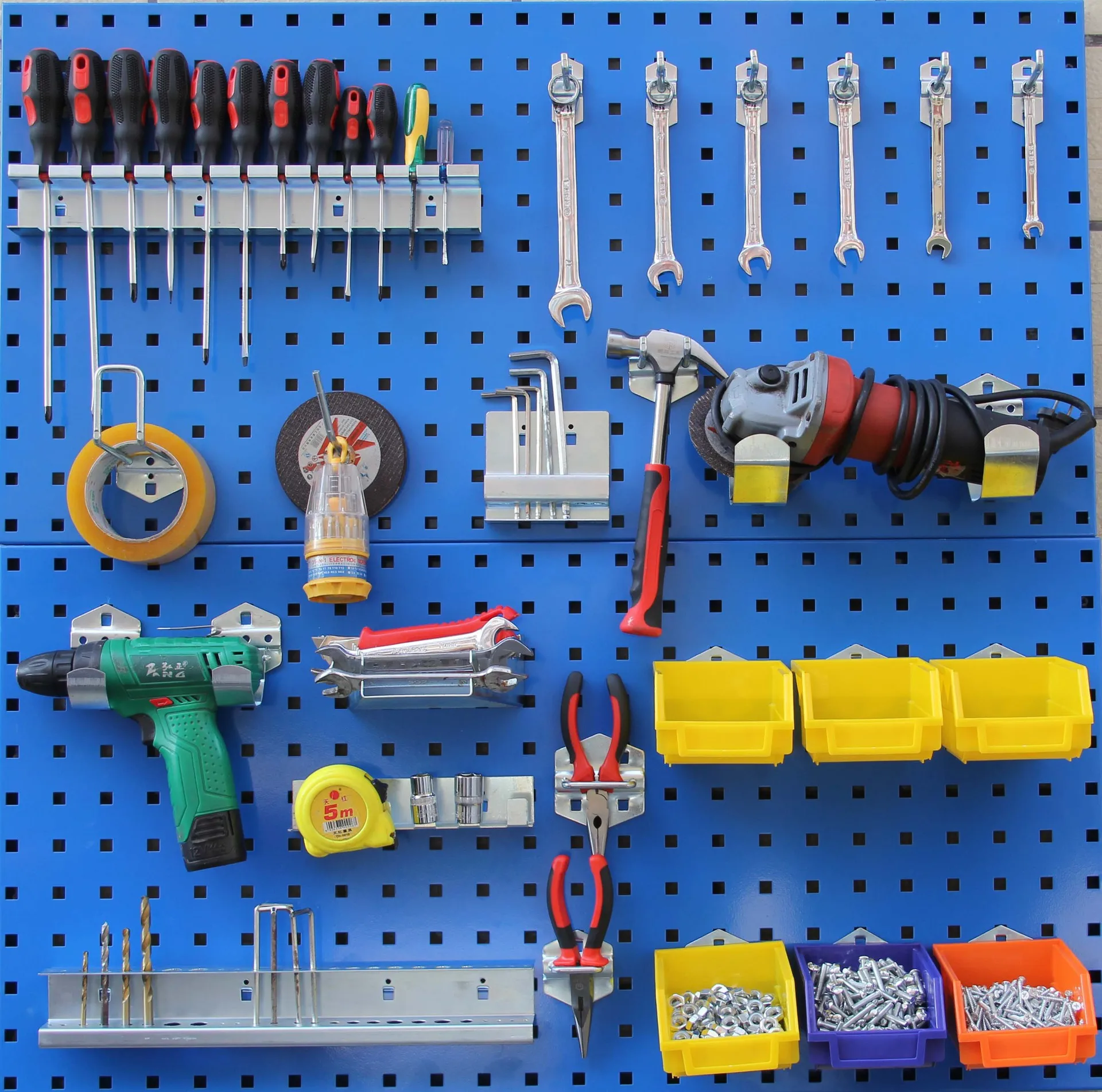Набор крючков Pegboard Hole Shelf Hook Range Organizing Hange Kit для хранения на рынке, подвесные инструменты-карабины