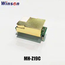1 pces winsen MH-Z19C ndir co2 sensor de alta sensibilidade baixo consumo de energia sensor dióxido carbono uart pwm saída longa vida útil