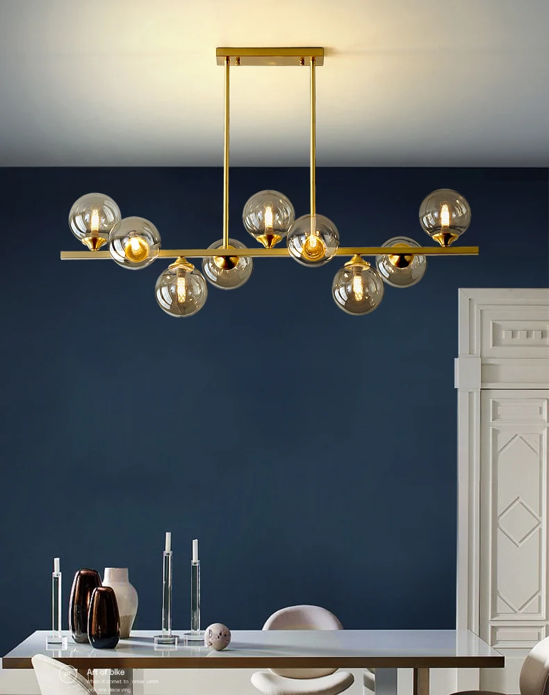 modern copper lighting