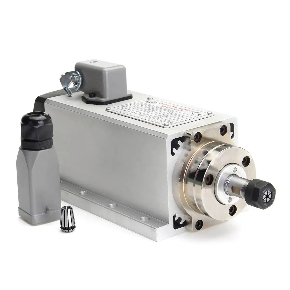  1500W 1.5KW Air Cooled CNC Spindle Motor Woodworking Engraving Machine Principal Axiss DIY Power To