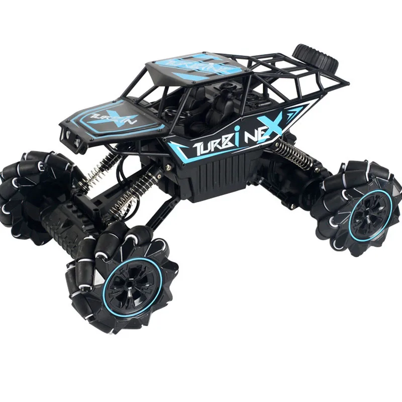 Мгрц сплав 2,4G 4WD с светодиодный световые эффекты пульт дистанционного управления модель автомобиля 1:12 ребенка четырёхколёсный вагончик с трюк высокоскоростной восхождение игрушка