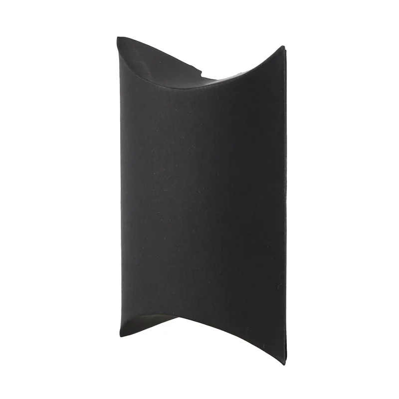 

50 Pillow favor Box Anti-Scratch Boxes Wedding Party Favour Gift Candy Boxes black