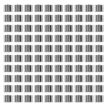 

100pcs 16x13x10mm Mini DIY Wood Candle Wick Base Stand Iron Clip Set for Candle Making Tool Supply Soy Parffin Wax