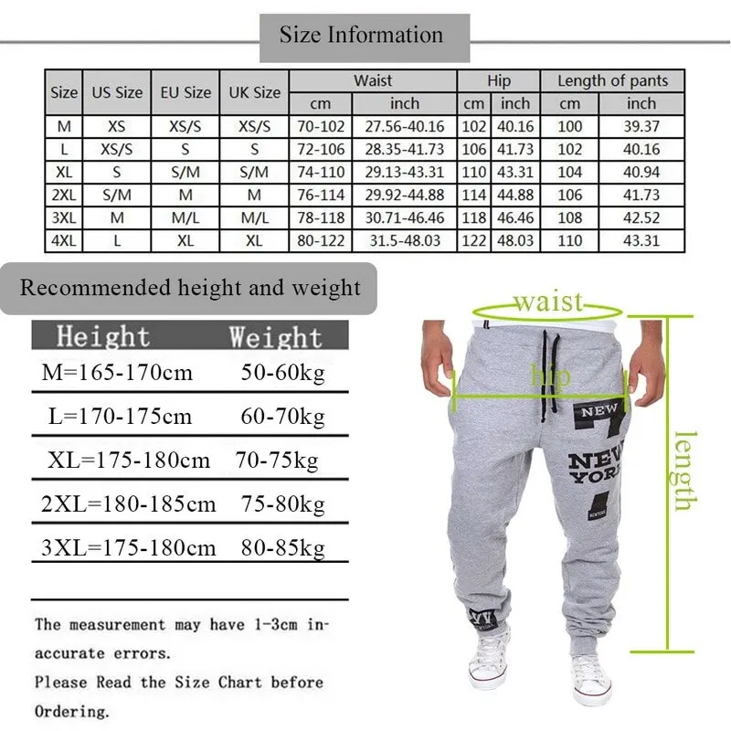 Men Sweatshirts Jogging Pants Men Casual Pants Men Casual Jogger Number 7 Printed Letter Drawstring Sweatpants Trousers Pants grey track pants