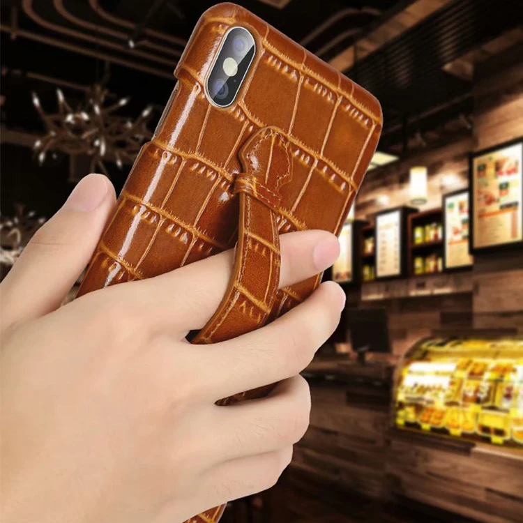Роскошный bambootrip с кронштейном задний Чехол для телефона для iphone 11 7 8 Plus X XS премиум натуральная кожа для iphone XS Max XR задний Чехол