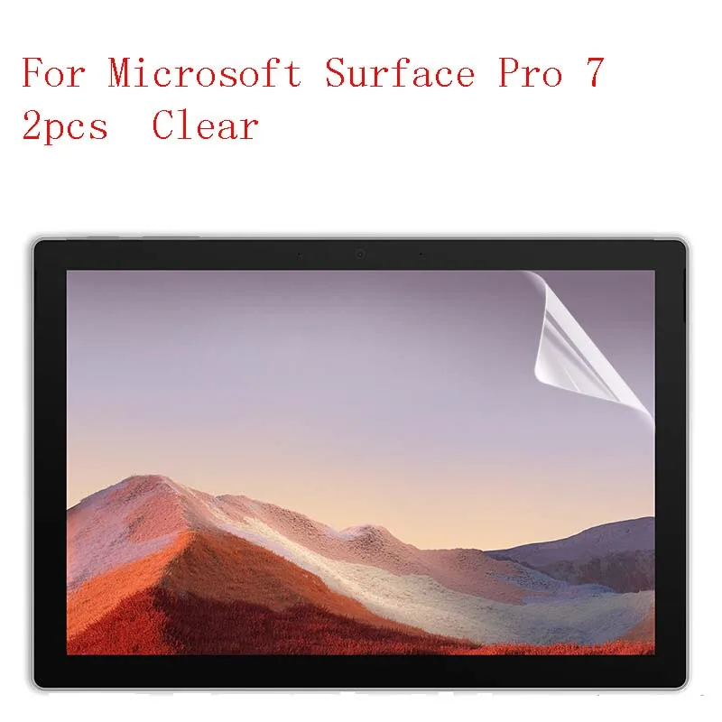 Новинка прозрачная Противоударная защитная пленка HD для Microsoft Surface Pro 7 2 шт. в 1