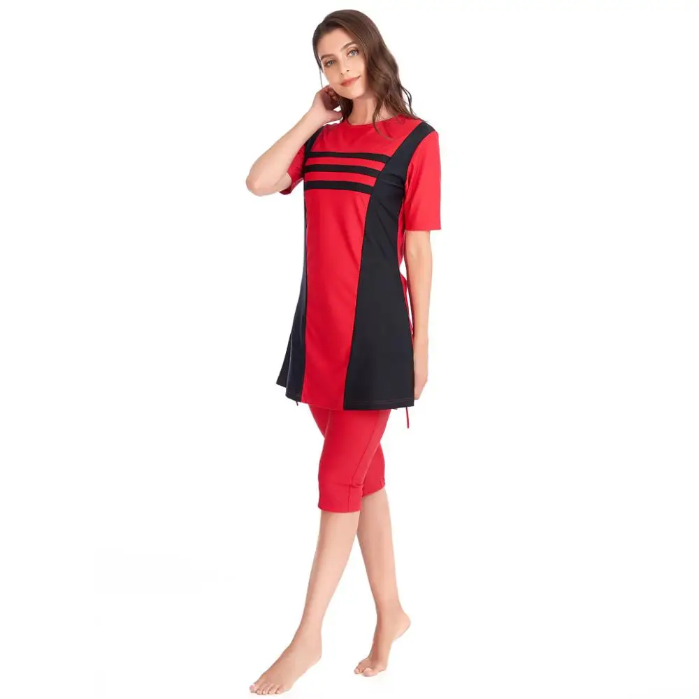 Muslim Swimwear for Women short sleeve modest swimwear - 2