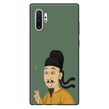 Для samsung Galaxy Note 10 чехол Note10 Note 10 plus чехол окрашенный Leon killer мультфильм мягкий силиконовый чехол для samsung Note10+ 5G - Цвет: A16
