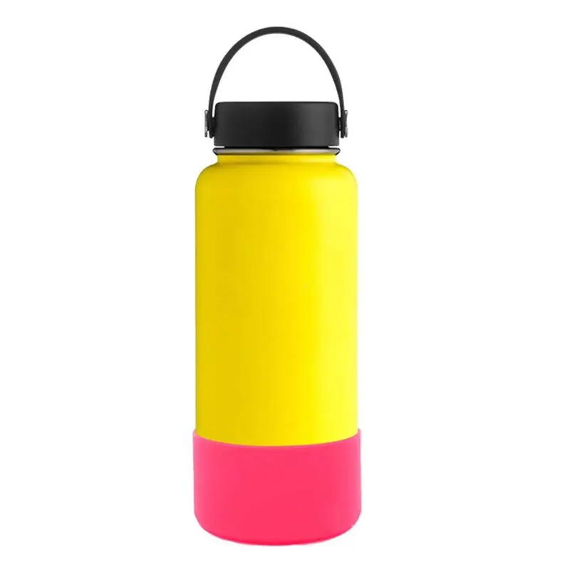 Bottles Bottom Cover Silicone Protective Sleeve for 12oz 32oz 64oz Portable Stainless Steel Bottle