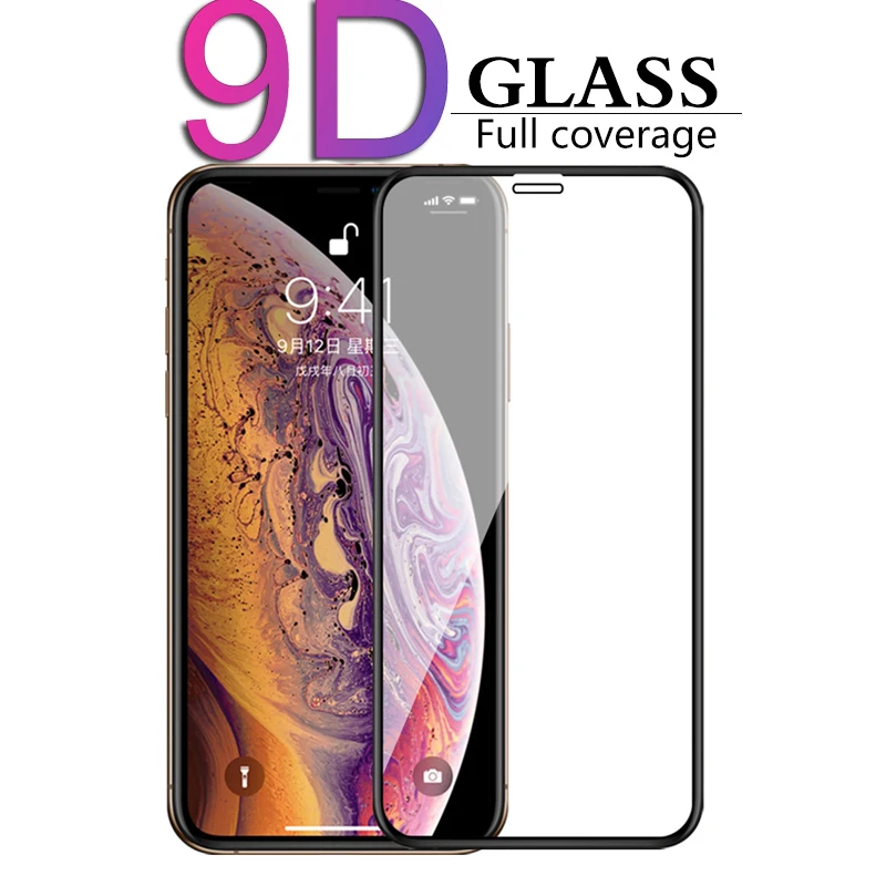 

Full Cover Tempered Glass For iPhone XS Max XR X Explosion-Proof Screen Protector Film For iPhone 6 6s 7 8 Plus Glass Scree glas