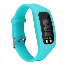 Многофункциональные 6 цветов цифровые ЖК-часы с шагомером, силиконовые часы, модный браслет, калорийность, ходьба, Кутер