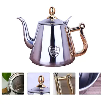 

1.2L Induction Cooker Safe Stainless Steel Tea Kettle Teapot with Infuser