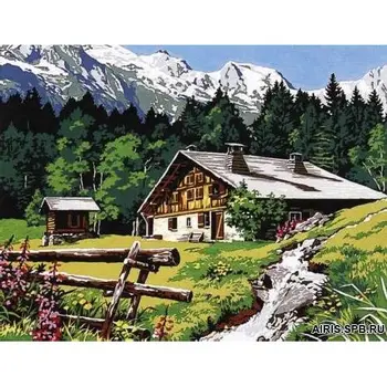 

Canvas pattern se981 121 (139 Alpine chalet)