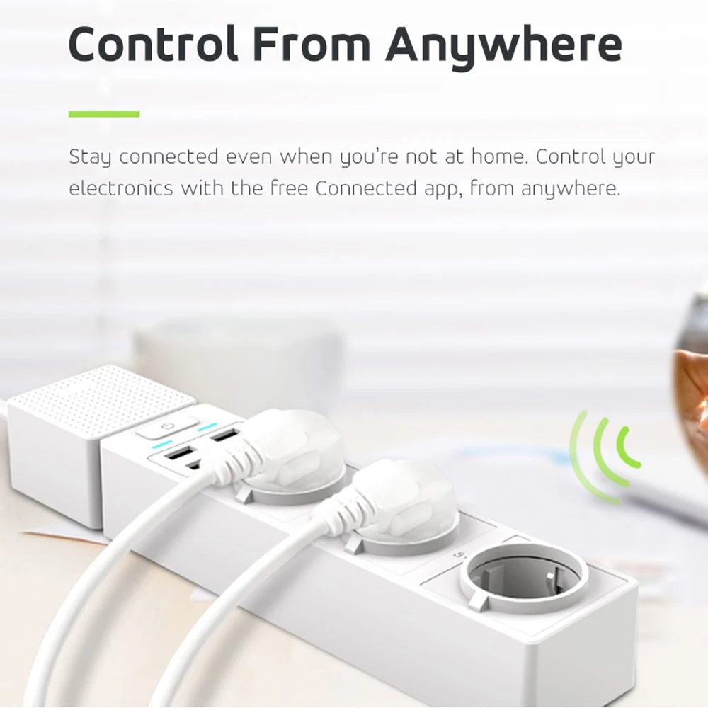 Wifi Smart power Strip Защита от перенапряжения электрический удлинитель с usb-гнездами пульт дистанционного управления с Homekit Siri Alexa Google Home