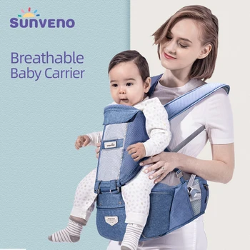

Sunveno 0-36 Months Ergonomic Baby Carrier Infant Baby Hipseat Carrier Front Facing Ergonomic Kangaroo Baby
