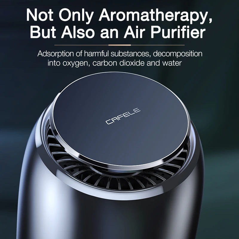 Cafele Alloy Car Air Freshener Smell in the Car Perfume Aromatherapy For Auto Interior Accessories Aroma Diffuser Dashboard