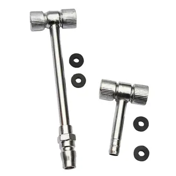 

Durable T-type Double-head Inflatable Mouth Motorcycle Electric Bicycle Air Nozzle Airing Rod Tire Repair Tool