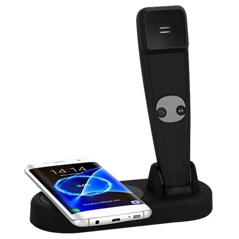 

Qi Wireless Power Charging Charger Pad BT-handle Wireless Bluetooth Phone
