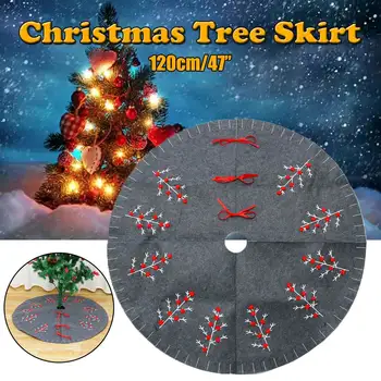 

Christmas tree skirt Carpet Non woven fabric Skirt Christmas tree decoration for Home Mat Pad kerstboom tapijt Xmas Decorations