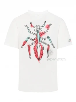 

New Arrival Locomotive Motorcycle ATV Bike Riding Off Road Men's White T-shirt Quick Dry Summer Short Sleeve