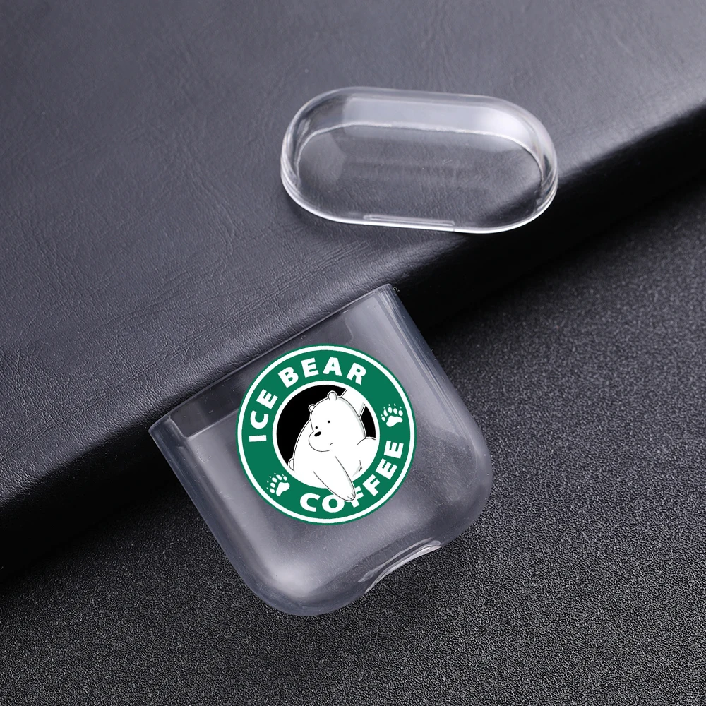 Чехол для Airpods Tenorikuma coffee Bear для AirPods, чехол, Мультяшные беспроводные наушники, аксессуары для Apple Airpods, мягкий чехол, сумка