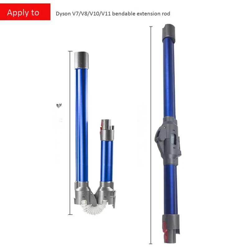 Горячая Распродажа, алюминиевая удлинительная трубка для Dyson V7 V8 V10 V11, аксессуары для пылесосов, аксессуары для подметания роботов