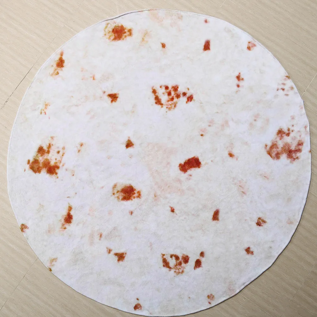 Детское одеяло Burrito, комфортное, для приготовления пищи, одеяло Burrito wrap, идеально круглое одеяло Tortilla Throw