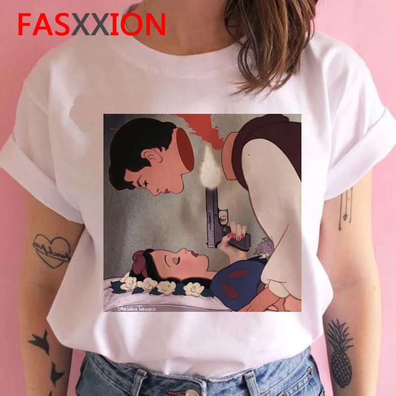 1363 vogue t shirt Princess streetwear funny female tshirt women kawaii cartoon clothes t-shirt Graphic aesthetic top tee - Цвет: 1363