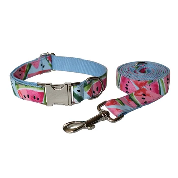 

Dog Collar and leash set Personalized Customized Pet Collar and leash set for Small dog Medium dog Large Dog