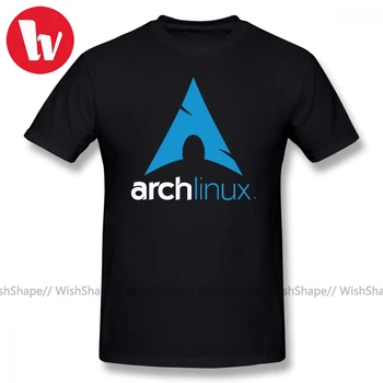 

Linux T Shirt Arch Linux Merchandise T-Shirt Men Letter Print Basic Tee Shirt Funny Short Sleeve Casual T Shirts Streetwear