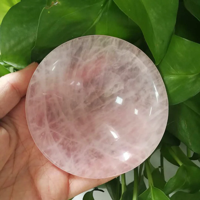Rose Quartz Высокое качество натуральный мечта аметист Роза кварц флюорит Чаша Форма Камень розовый кристалл резьба энергия Исцеление домашний Декор подарок - Цвет: Rose Quartz