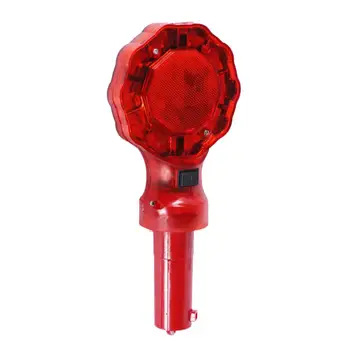 

Handheld Waterproof Battery Power Traffic Stop Sign Flash LED Wand with Handle