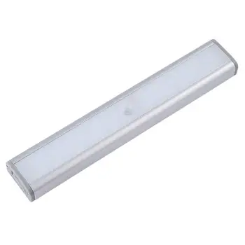 

1 Pc 30 LED Human Infrared Sensor Cabinet Light Wardrobe Lamp (Silver)