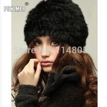 Дешево, 100/100 натуральный мех кролика, шапка для женщин, зимние шапки, модные шапки из натурального меха кролика, шапки для женщин на осень и зиму