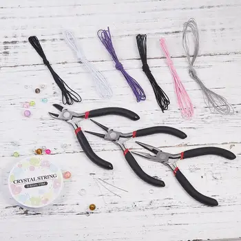 

Thread Beads Pliers DIY Jewelry Bracelet Earrings Making Accessories Tools Kit