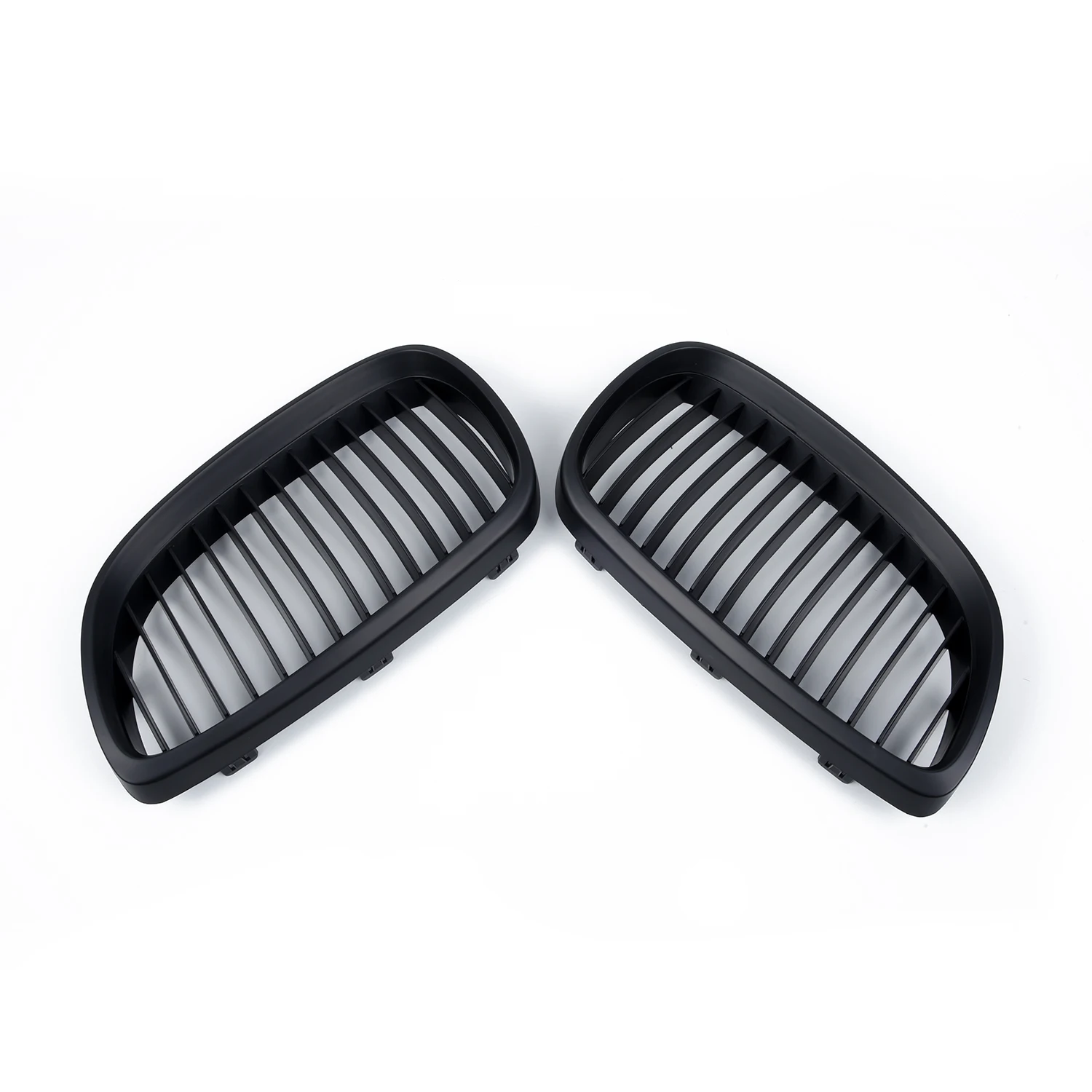 

1 Pair Grilles Black Couple For 06-09 BMW E92 E93 M3 2-Dr Front Bumper Grill Durable Practical Flexible