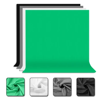 

Photography 1.6*3m Photo Background Backdrop Non-woven Solid Color Green Screen Chromakey 4 Color Cloth for Photo Studio Video