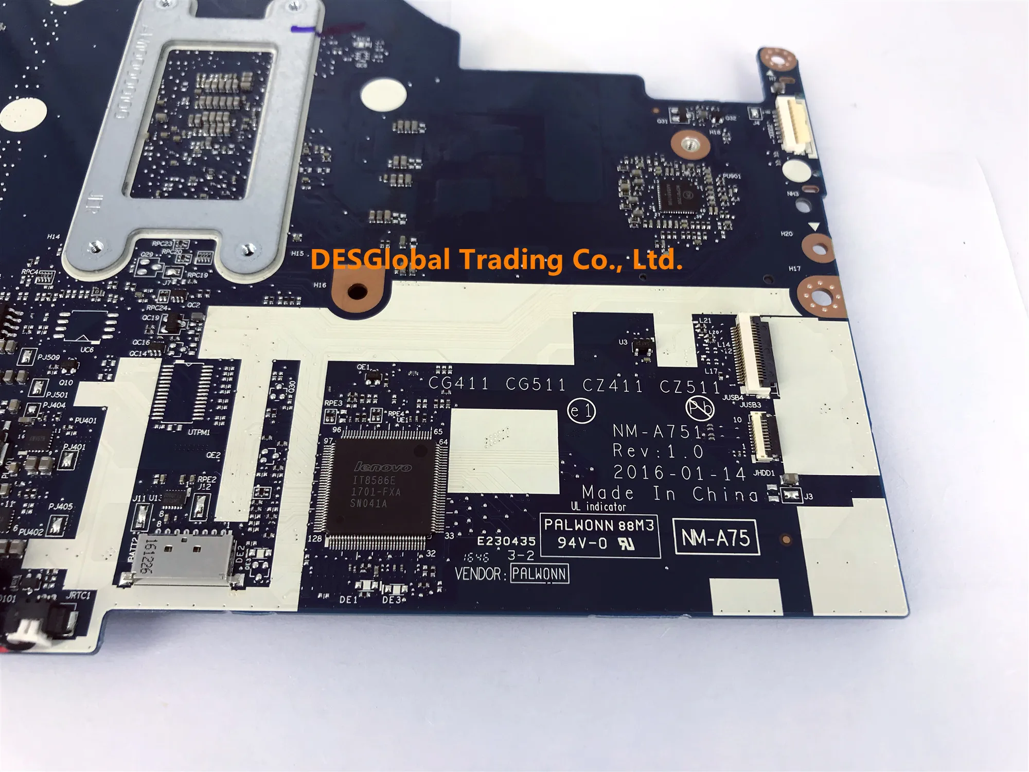 remarkable  For Lenovo 510-15ISK 310-15ISK Laptop Motherboard I3-6006U CG411 CG511 CZ411 CZ511 NM-A751 Mainboar