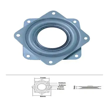 

Square Bearing Swivel Plate Lazy Turntable Rack Desk Tool