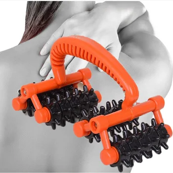 

Wheel Roller Massager Promote Blood Circulation Massage Tool For Neck Waist Health