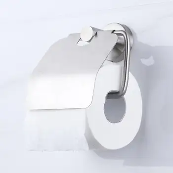 

Wall Mount Paper Holder Mobile Phones Towel Stainless Steel Anti-rust Strong Bearing Capacity Rack for Bathroom Toilet