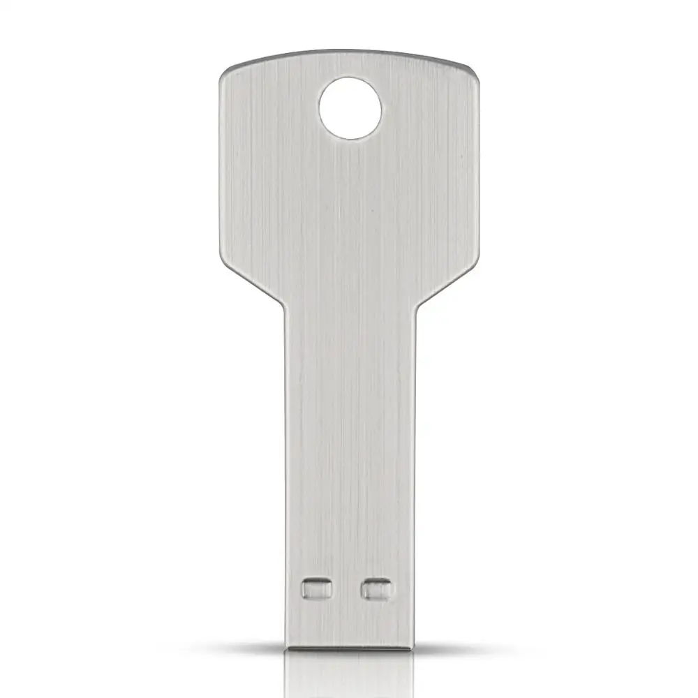Серебристый J-бокс металлический ключ 8 ГБ USB флеш-накопитель USB 2,0 флеш-накопитель для хранения компьютера ноутбука планшета Mac Multicolors - Цвет: Серебристый